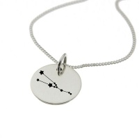 Taurus Constellation Sterling Silver Necklace Photo