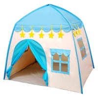 HEARTDECO Kids Play Tent Castle Children Large Playhouse-Blue Photo