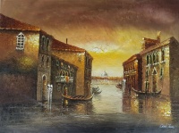 Etcetera Oil Painting Venice Photo