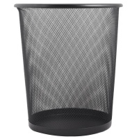 Marco Wire Mesh Trash Can - Black Photo