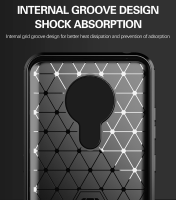 CellTime ™ Nokia 5.3 Shockproof Carbon Fiber Design Cover - Black Photo
