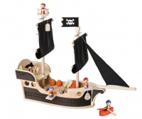 Sevi Wooden Pirate's Ship - 66cm Photo
