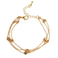 Lily & Rose Ball- Chain Multi-Row Ankle Chain Photo