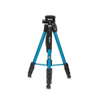 LMA - Jmary KP2254 Professional Camera Tripod Stand with Carry Bag - Blue Photo