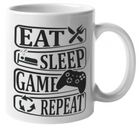 MugMania - Eat Sleep Game Repeat XBOX Coffee Mug Photo