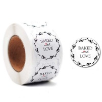 Baked With Love Stickers Photo