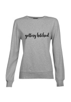 Love Sparkles Love & Sparkles Getting Hitched Ladies Pullover Sweater for Bride to be Photo