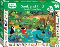 Puzzles Junior Jigsaw Seek & Find 100 pieces Jungle Photo