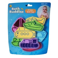 Bath Buddy Bath Buddies - 8 x Foam Bath Toys - Assorted Colors Photo