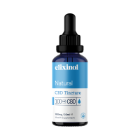 Elixinol Hemp Oil Drops 100mg CBD - Natural Flavour Photo