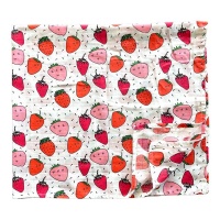 Soft Organic Muslin Receiving Blanket - Strawberry Photo
