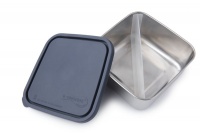 UKonserve Large Square Divided Stainless Steel Container Photo
