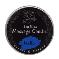 Soy Wax Massage Candle Citrus Pepper - His Photo