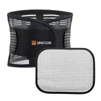 Unicoo Adjustable and Breathable Waist Slimming Belt with Massage Pad Photo