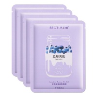 Nordik Beauty Anti-aging Collagen Blueberry Face Sheet Mask Pack of 4 Photo