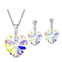 Swarovski Crystal Heart Jewellery Set by Zana Jewels Photo