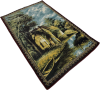 Decorpeople Art Rug with Buildings Design Photo