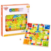 TookyToy 2-In-1 Games Set - Ludo & Snakes and Ladders Photo