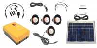 Eurolux Solar Kit 10w With 4 Bulbs Photo