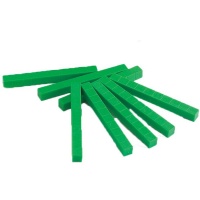 EDX Education Green Plastic Base Ten Rods: 50 Pieces Photo