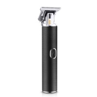 Electric Hair Trimmer Cordless Rechargeable Hair Clipper-Black Photo