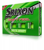 Srixon Soft Feel Brite 12 Green Golf Balls Photo