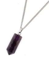 Lily & Rose Amethyst Pendant On Chain Photo