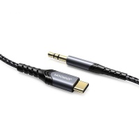 Joyroom SY-A02 USB Type C to Aux 3.5mm Jack 1m Cable Photo
