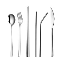 IMIX Silver Knife and Fork Traveling Set Photo