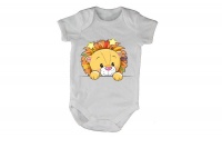Peeking Lion - SS - Baby Grow Photo