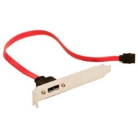 Mecer COMB-45 SATA Male Cable with Back Bracket for Motherboard Photo