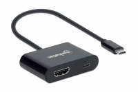 Manhattan USB Type C to HDMI Converter with Power Delivery Port-4k @60Hz Photo