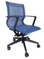 The Office Chair Corp Executive Operator Office Chair - French Blue Photo