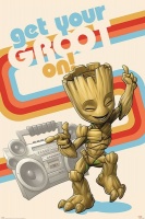 Guardians Of The Galaxy - Groot On Poster Photo