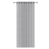 Inspire Light Grey Cotton Curtains - 135 x 280 cm Photo