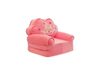 ATOUCHTOTHEWORLD Princess and Prince Baby Sofa Chair Stool Lazy Tatami Single Cushion-Pink Photo