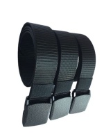 Set of 3 Tactical Belts- Black Photo