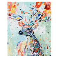 The Nordic Collection Nordic Scandinavian Deer Animals Art DIY Paint Craft Kit Wall Decorations Photo