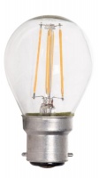 Bright Star Lighting 4 5 Watt B22 LED Fillament G45 Golf Ball Dimmable Bulb - 4000k Photo