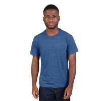 Global Citizen - Urban Lifestyle T-Shirt - Mid Blue Melange Photo