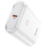 Hoco Q3 Qualcomm Quick Charge 10 000mah Mini Powerbank - White Photo