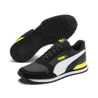 Puma Junior ST Runner V2 Athleisure Shoes - Black/White Photo