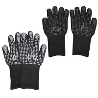 Braai BBQ Gloves Heat Resistant 2 Pairs Photo