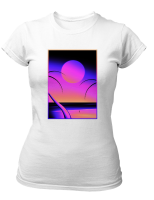 PepperSt Ladies White T-Shirt - Thermal Paradise Photo
