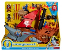 Mattel Imaginext Pirate Pirate Ship Playset Featuring “Shark Biting” Action Photo