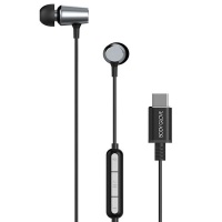 Body Glove Type-C Wired In-Ear Headphones With Mic - Black/Grey Photo