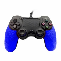 Foyu Twin Vibration 4 Wired Controller For PS4- Blue Photo