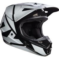 Fox Kids V1 Race Black/White Helmet Photo