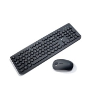 Remax Jinyin Series Wireless Keyboard & Mouse Set Mk601 - Black Photo