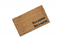 Be a Warrior Not a Worrier Natural Coir Doormat 70x40cm Photo